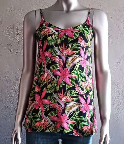 Pink Floral Top size small