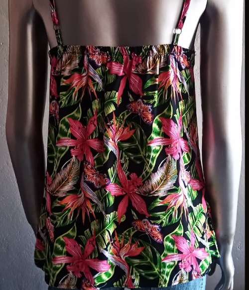 Pink Floral Top size small