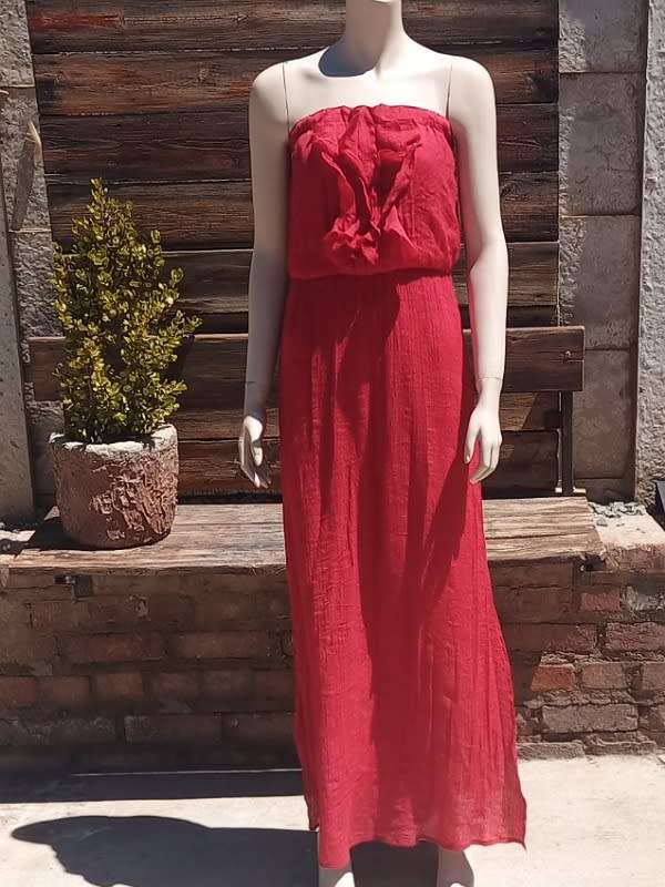 Red Summer Dress Large