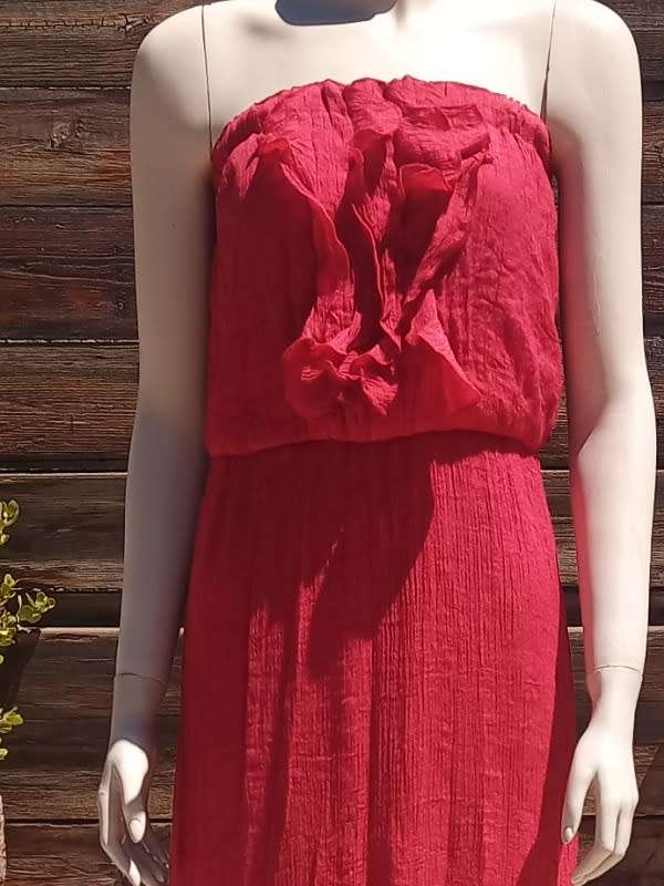 Red Summer Dress Large