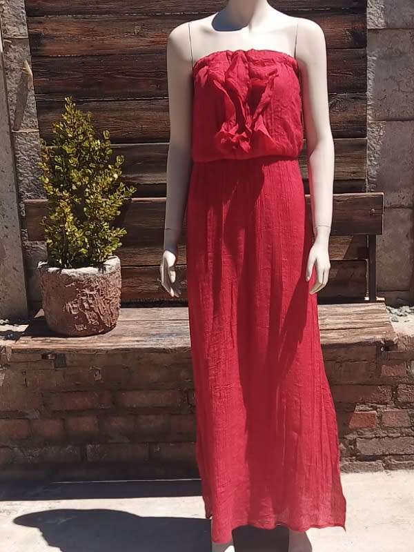 Red Summer Dress Large