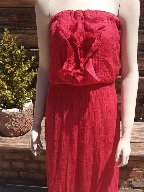 Red Summer Dress Large