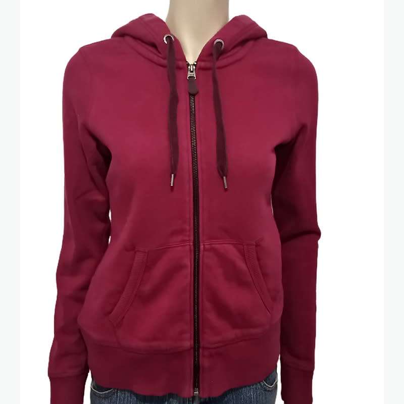 Burgundy Hoody with wool lining size Medium