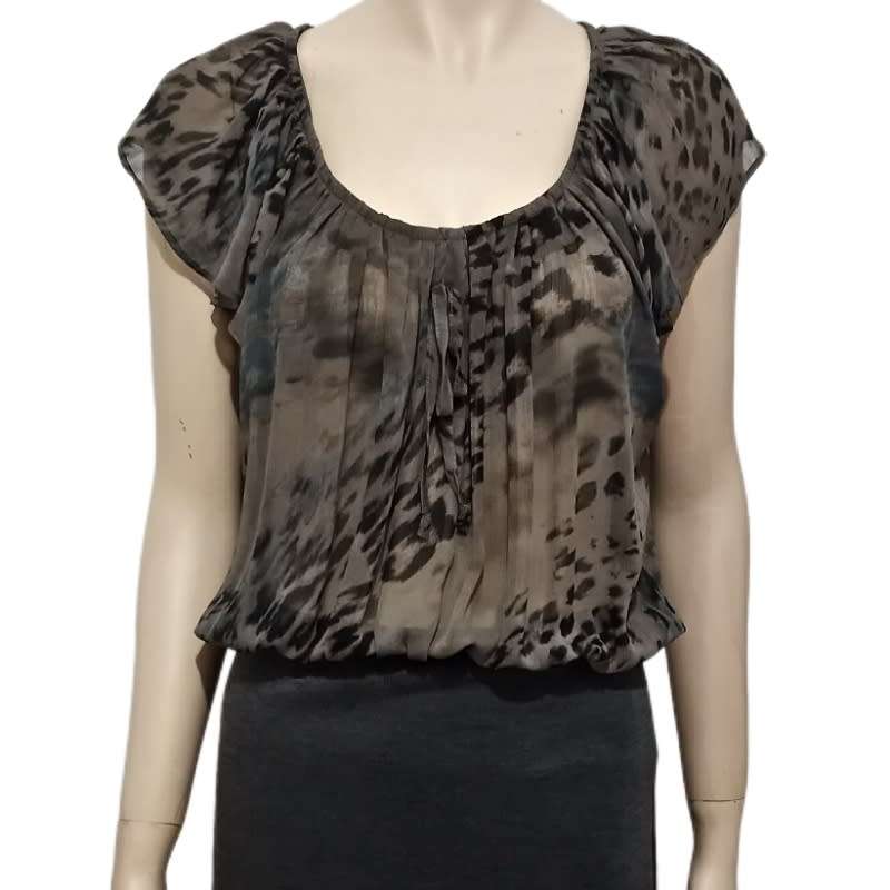 Brown, Black and grey mini dress size medium