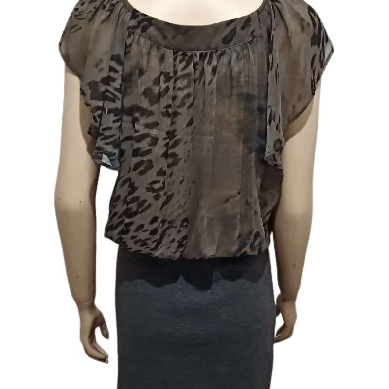 Brown, Black and grey mini dress size medium