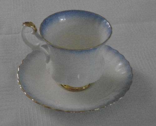 ROYAL ALBERT "RAINBOW" COFFEE CUP AND SAUCER