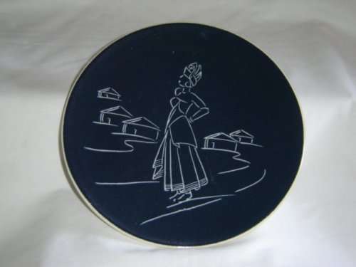 DROSTDY  PLATE "XHOSA WOMAN" BY KAY DUNCAN