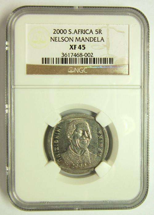 FOR ligarto ONLY**Nelson Mandela, NGC XF45 - Year 2000 R5*SUPER SCARCE**Complete your collection!!!