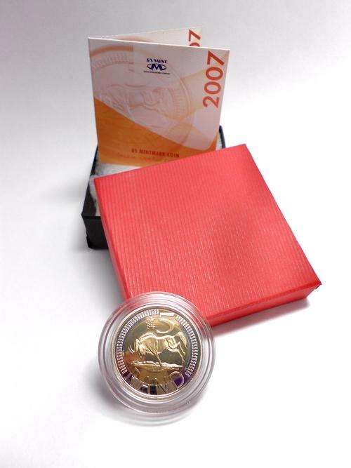 ****Oom Paul**** 2007 R5 Mintmark Coin encapsulated and boxed with certificate****