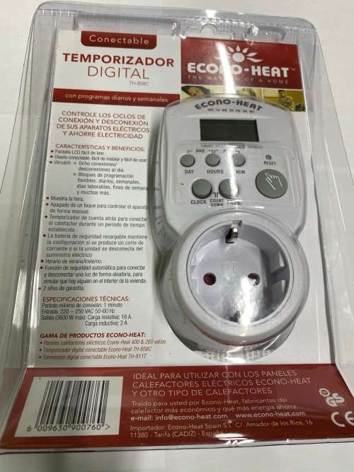 Plug in digital programmable timers with built in rechargable back up battery