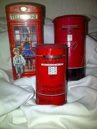 3 Mini Postbox Money Boxes