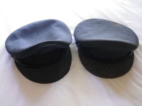 RHODESIAN AIR FORCE EARLY OFFICERS CAPS - IN POOR CONDITION AS SHOWN