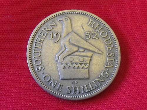SOUTHERN RHODESIA - 1 SHILLING 1952 COIN