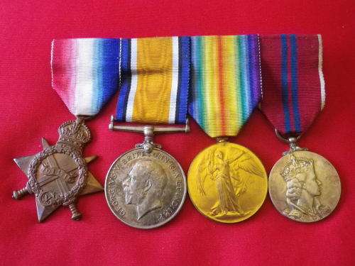 GREAT BRITAIN / SOUTH AFRICA - WW I - MEDAL GROUP TO PVT. JOHN BLACK DUNLOP ENSLIN'S HORSE