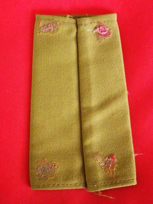 RHODESIA - BSAP SECTION LEADER FIELD RESERVE PRINTED EPAULETTE SLIP ON - UDI PERIOD