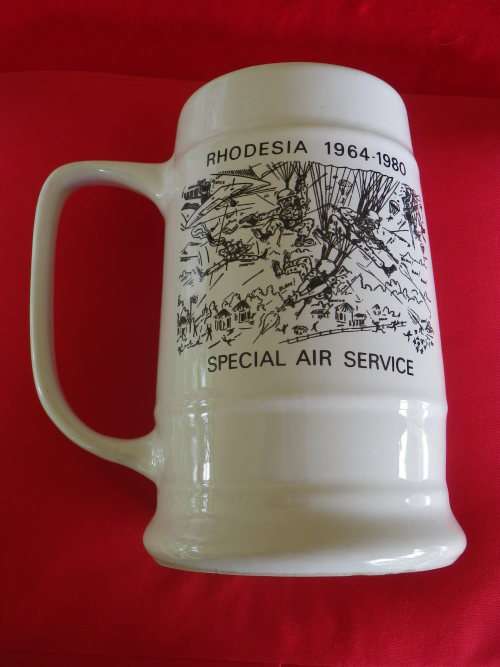 RHODESIA - SAS   1964- 1980 COMMEMORATIVE MUG