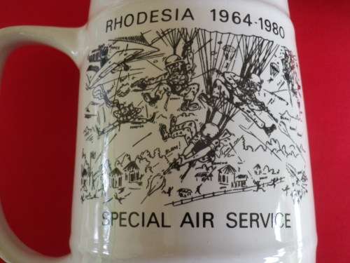 RHODESIA - SAS   1964- 1980 COMMEMORATIVE MUG