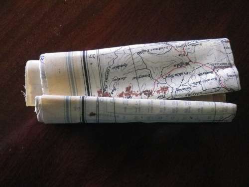 GREAT BRITAIN - WW II BARTHOLOMEW SILK ESCAPE MAP OF EUROPEAN THEATRE AS USED BY RAF, POW'S ETC