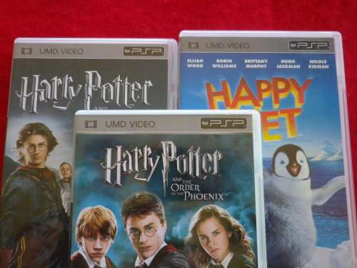 3 X SONY PSP VIDEOS + 8 X PSP GAMES