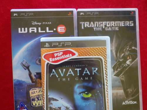 3 X SONY PSP VIDEOS + 8 X PSP GAMES