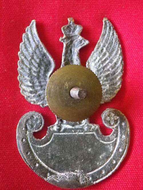 POLAND - POLISH BRASS CAP BADGE CIRCA WW2