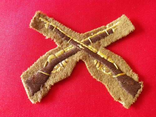 GREAT BRITAIN & COLONIAL - MARKSMAN CLOTH EMBROIDERED PROFICIENCY BADGE