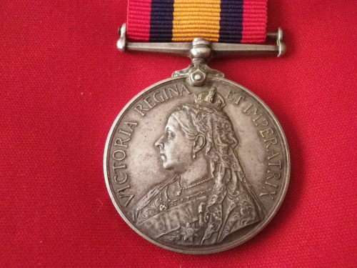 GB / SA - BOER WAR QSA TO SGT. G J HAMER - PORT ELIZABETH TOWN GUARD