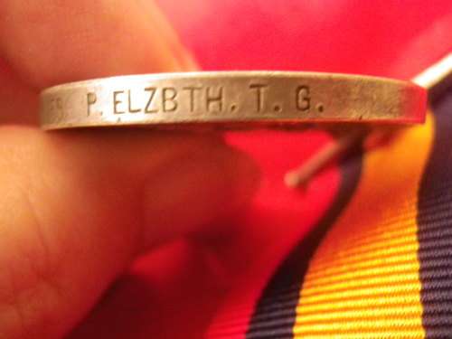 GB / SA - BOER WAR QSA TO SGT. G J HAMER - PORT ELIZABETH TOWN GUARD