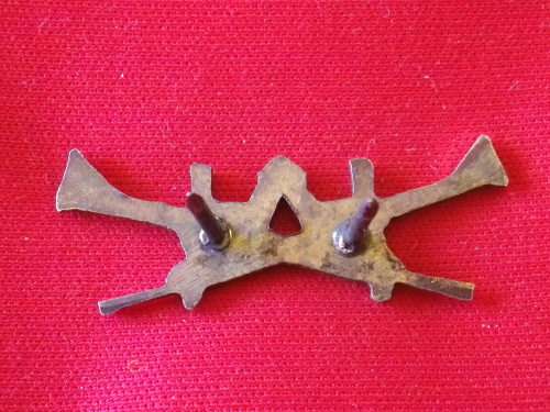 3744 - SWATF 1ST CLASS SHOTTIST  OXIDISED SILVER BREAST BADGE - BORDER WAR PERIOD - DINNES 1289