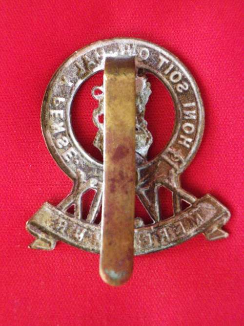 3802- GREAT BRITAIN - 15 / 19TH HUSSARS BI/M CAP BADGE