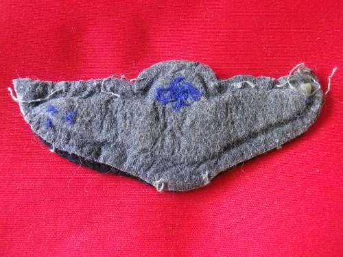 3912 RHODESIAN AIR FORCE PILOTS PADDED EMBROIDERED WINGS - UDI PERIOD