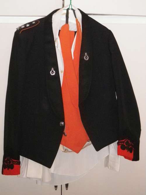 SADF - LIEUTENANT GENERAL'S  MESS DRESS  - JACKET + TROUSERS + WAIST COAT + SHIRT   -   (Z3126)
