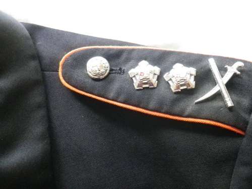 SADF - LIEUTENANT GENERAL'S  MESS DRESS  - JACKET + TROUSERS + WAIST COAT + SHIRT   -   (Z3126)