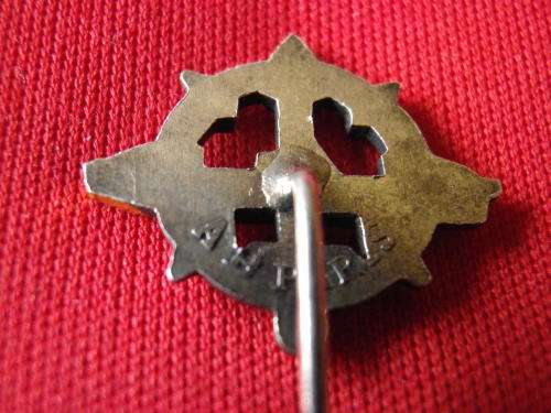 FRANCE - FRENCH SUBMARINERS SENIOR RATINGS BRASS QUALIFICATION LAPEL PIN           (X1818)