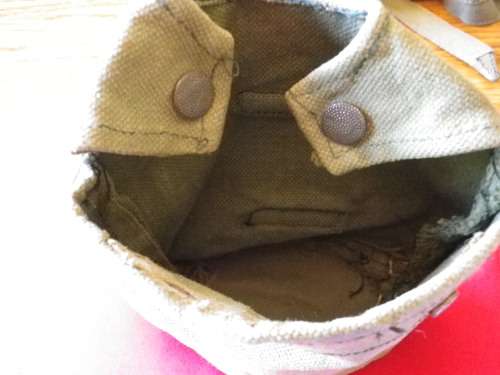 RHODESIAN ARMY - WATER BOTTLE HOLDER FROM BUSH WAR           (4097)