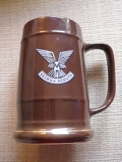 RHODESIA - SELOUS SCOUTS COMMEMORATIVE MUG - MADE BY NORBEL SALISBURY.  (4443)