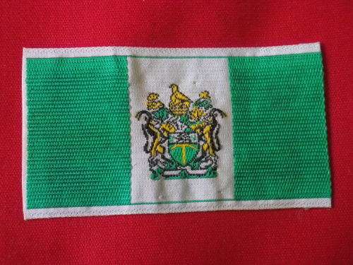 RHODESIA ARMY - SILK EMBROIDERED ARM / BREAST BADGE - UID PERIOD  RARE - (4597)