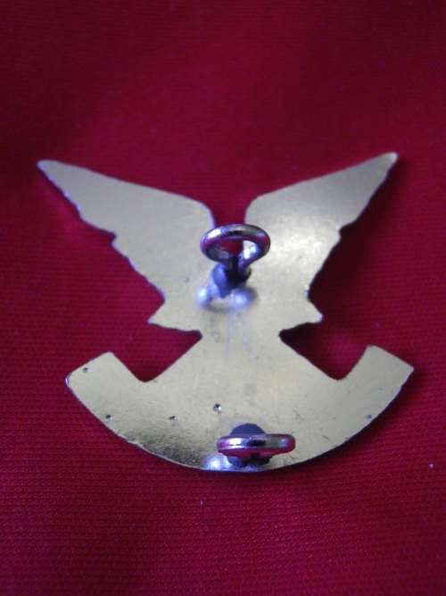RHODESIAN ARMY - SELOUS SCOUTS SILVER ANODISED OR'S BERET BADGE - UDI (65)