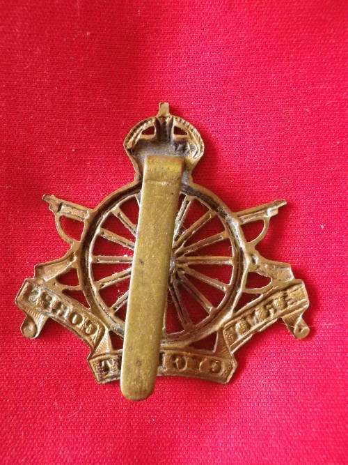 GREAT BRITAIN - ARMY CYCLIST CORPS. - BRASS CAP BADGE WW1  -    (4723)