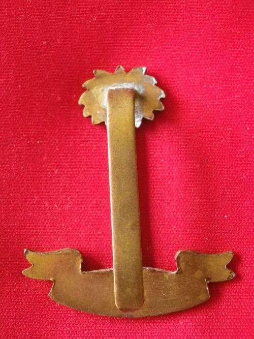 GREAT BRITAIN - ROYAL WEST AFRICAN FRONTIER FORCE -  BRASS CAP BADGE -  (V128)