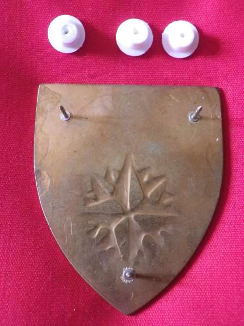 SANDF - 4 SPECIAL FORCES REGIMENT METAL SHOULDER FLASH  -(#28)