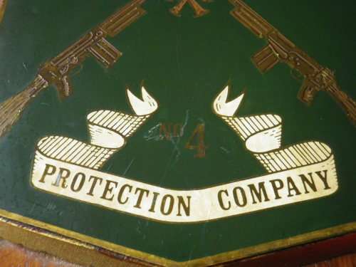 RHODESIAN ARMY - NO 4 PROTECTION COMPANY PLAQUE  -  UNCOMMON   (4699)