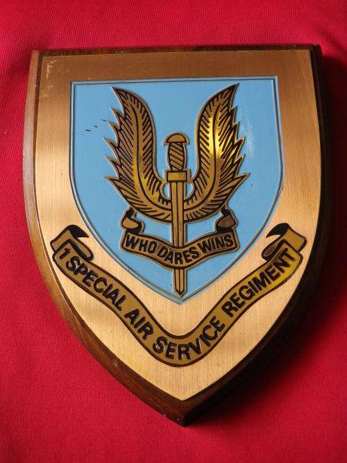 RHODESIAN SAS PLAQUE -  MADE BY HT ENTERPRISES - SALISBURY    ( 4691)