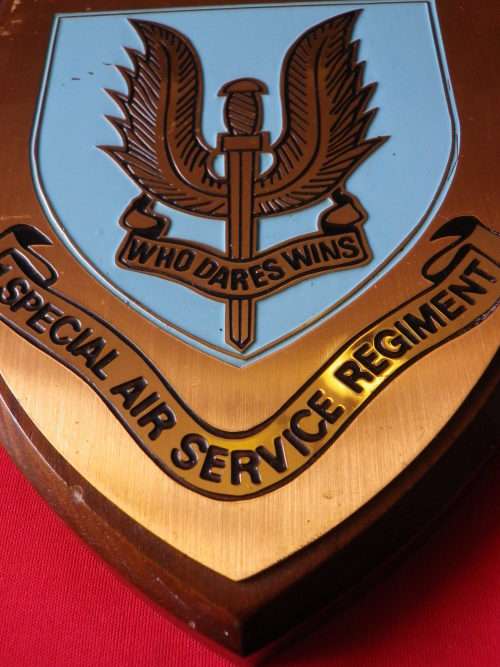 RHODESIAN SAS PLAQUE -  MADE BY HT ENTERPRISES - SALISBURY    ( 4691)