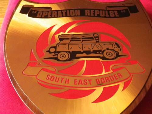 RHODESIA BUSH WAR - REPULSE OPERATIONAL AREA PLAQUE   (4711)
