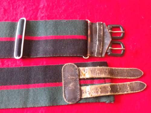 RHODESIA REGIMENT  STABLE BELT - MAX EXTENDED LENGTH APPROX 106 CM / 41.5"  (4753)