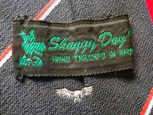 RHODESIAN ARMY & AIRFORCE ASSOCIATION PERIOD TIE.  MADE "SHAGGY DOG -  RHODESIA" (1210)