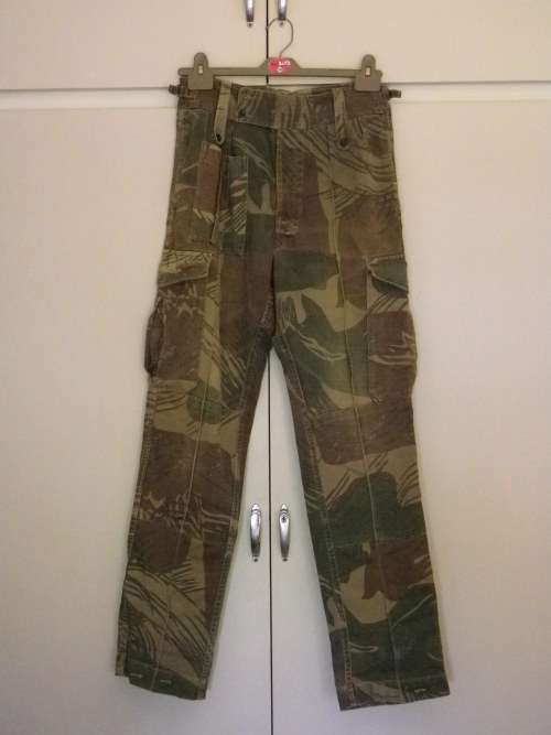 RHODESIAN ARMY CAMO LONGS - INNER LEG 84CM/33" WAIST 83CM/32.5" (4914)