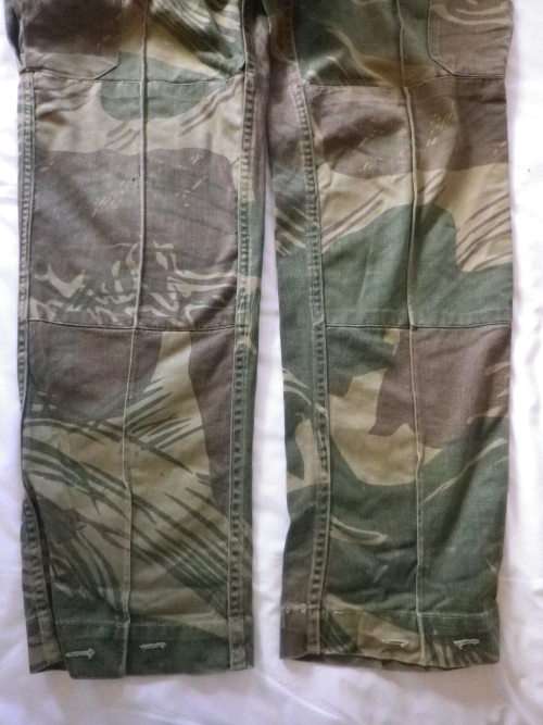 RHODESIAN ARMY CAMO LONGS - INNER LEG 84CM/33" WAIST 83CM/32.5" (4914)