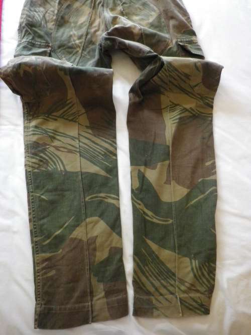 RHODESIAN ARMY CAMO LONGS - INNER LEG 84CM/33" WAIST 83CM/32.5" (4914)